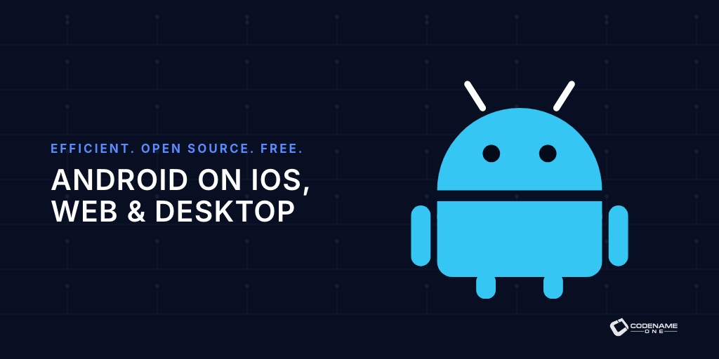 Android on iOS, Web & Desktop Efficiently and for Free